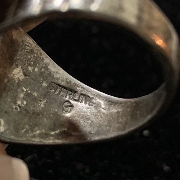 Sterling Silver Men’s Topaz Ring - Picture 3 of 10